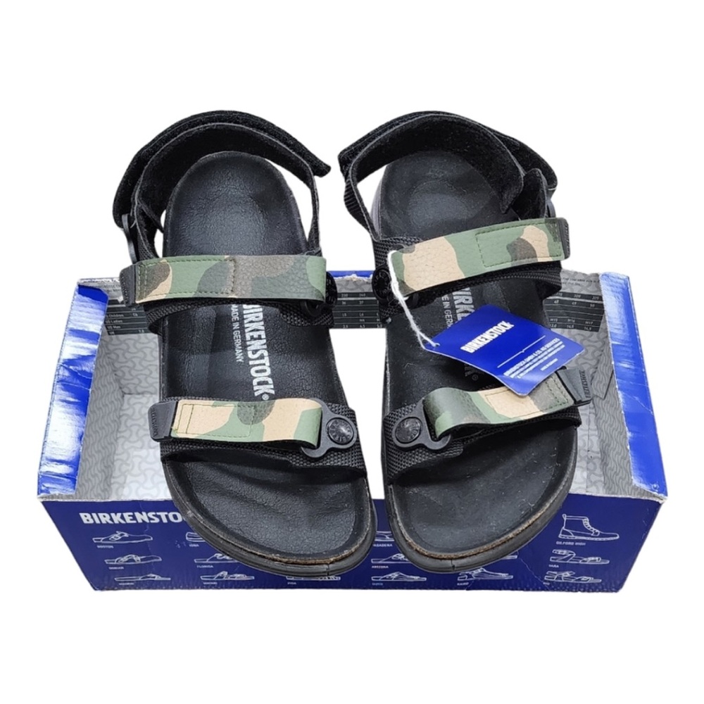 NWT Birkenstock Kalahari Futura Black Sandals Retail $148 Size 7/Size 38